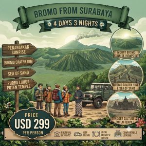 Bromo tour package 4 days