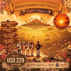Manado Bunaken Tour Package 4 Days