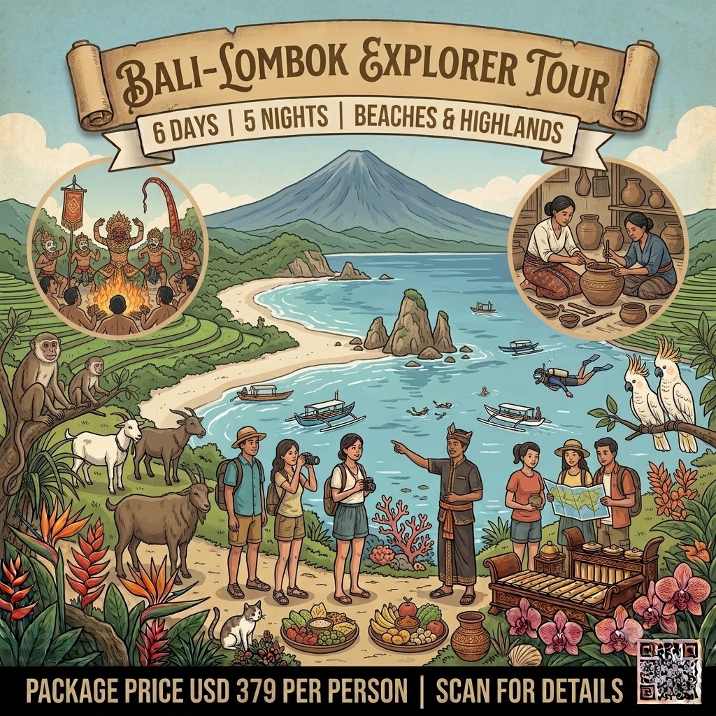 Bali lombok tour package 6 days