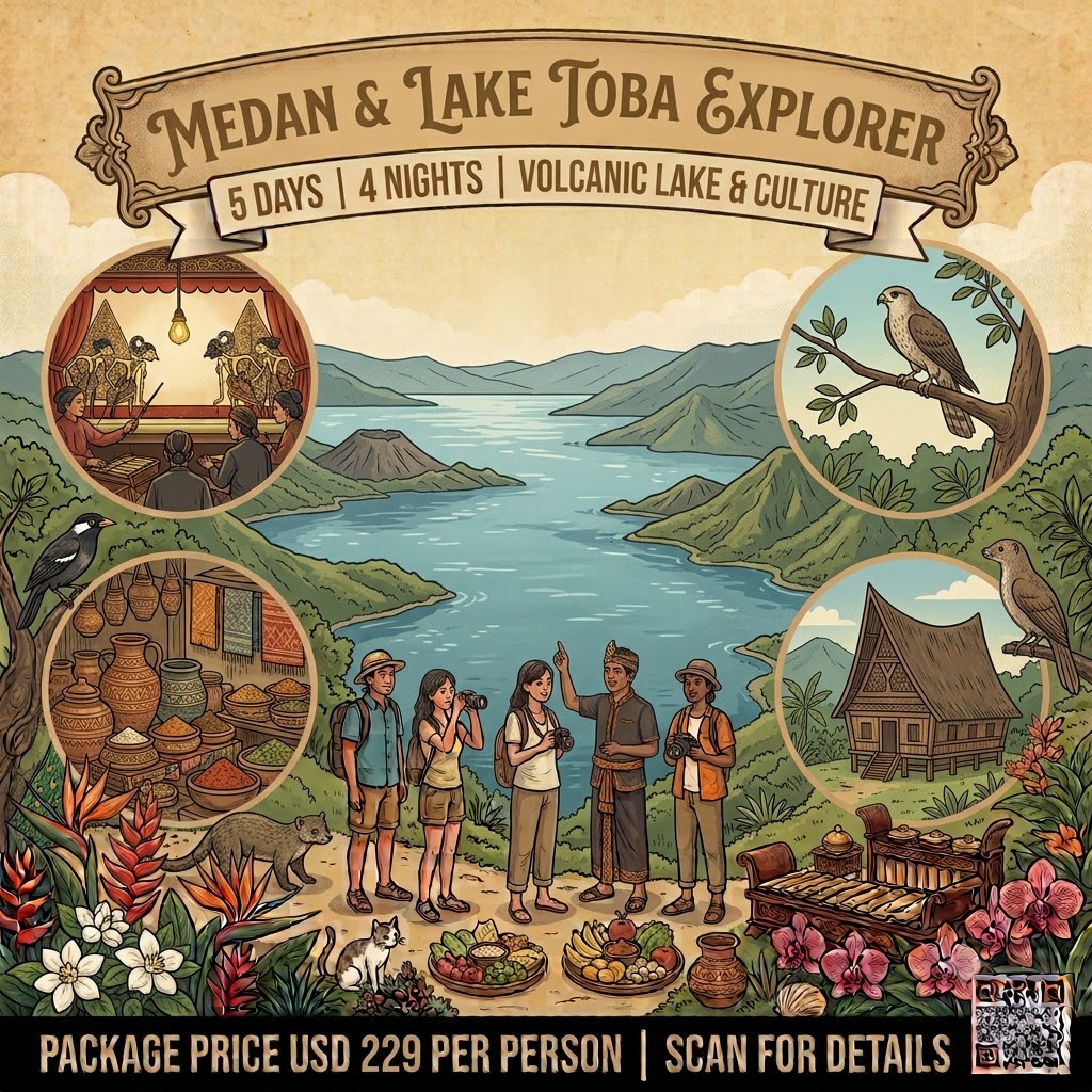 Medan Lake Toba Tour Package 5 days