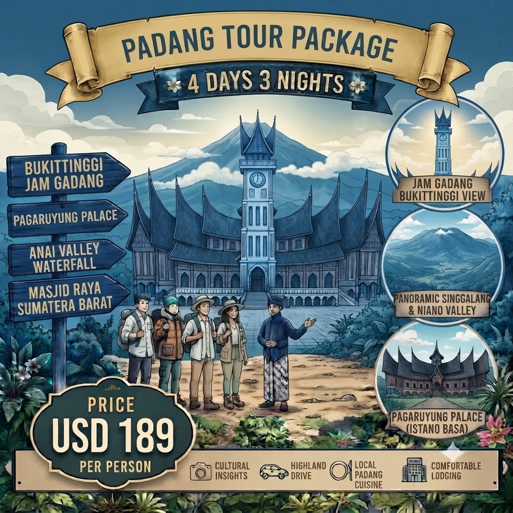 Padang Tour Package 4 Days