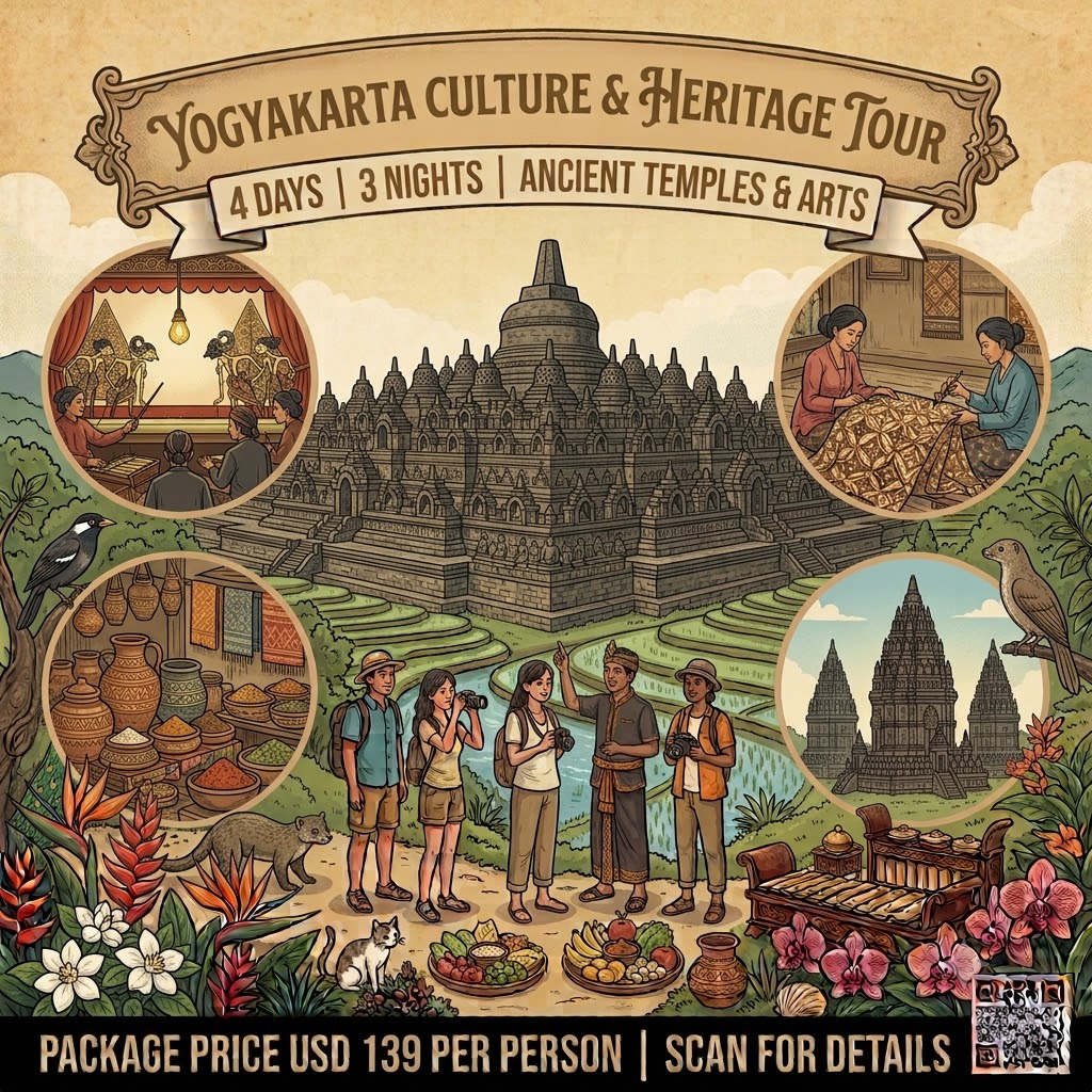 yogyakarta tour package 4 days