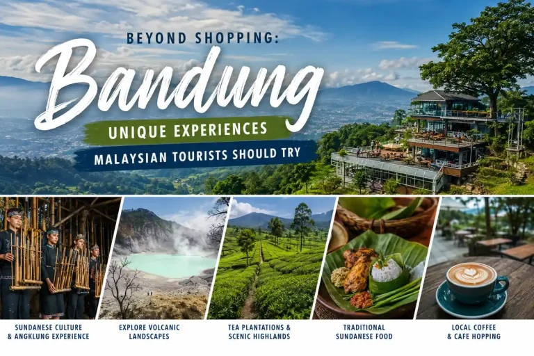 Bandung Beyond Shopping: Unique Experiences Malaysian Tourists Should Try